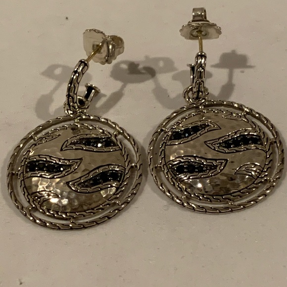 John Hardy Palu Macan silver black sapphire SET - Picture 7 of 8